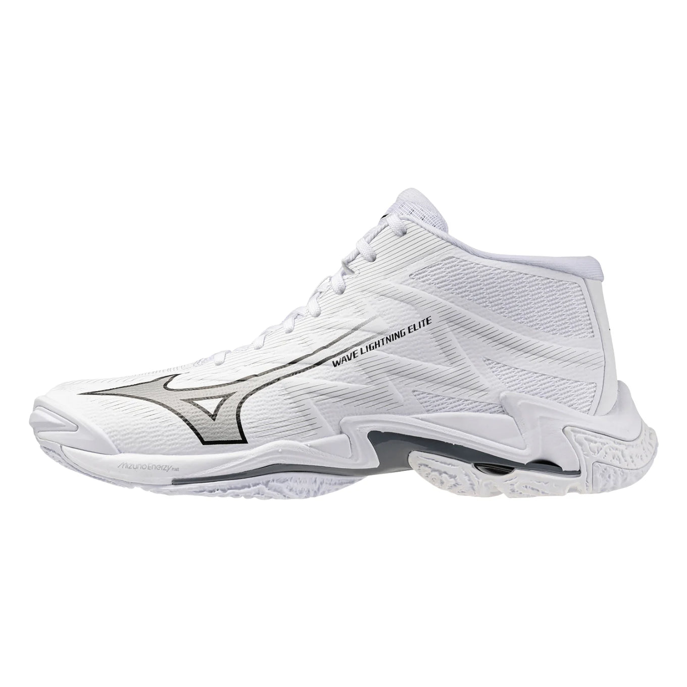 Mizuno - V1GA2605 - WAVE LIGHTNING ELITE MID - WHITE/ULTIMATE GREY/BLACK - unisex copat 2027