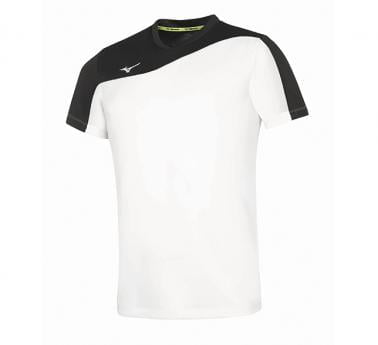 V2EA7003 - AUTHENTIC MYOU TEE - moški dres za odbojko - belo črna