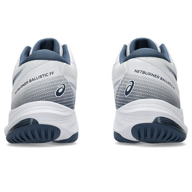 Asics - 1051A074 - NETBURNER BALLISTIC FF MT 3 - 103 WHITE/VINTAGE INDIGO - moški copat 2025