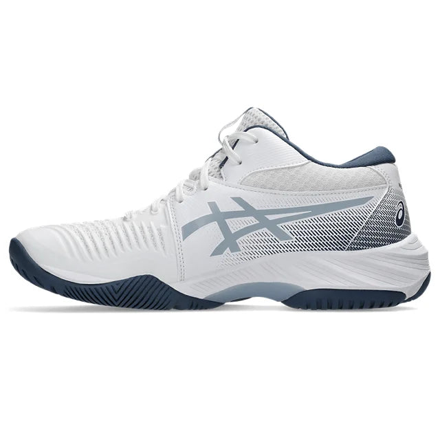 Asics - 1051A074 - NETBURNER BALLISTIC FF MT 3 - 103 - WHITE/VINTAGE INDIGO - moški copat 2025