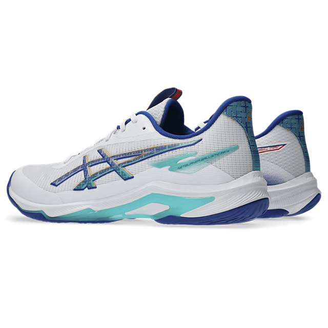 Asics - 1051A096 - NETBURNER BALLISTIC FF 4 - 960 WHITE/ASICS BLUE - moški copat 2026