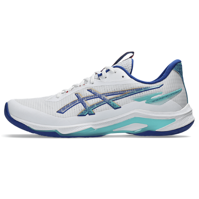 Asics - 1051A096 - NETBURNER BALLISTIC FF 4 - 960 WHITE/ASICS BLUE - moški copat 2026