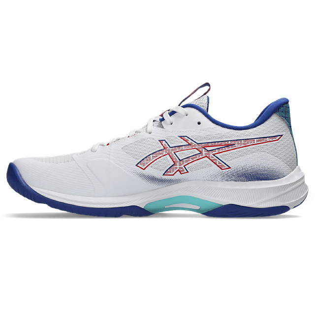 Asics - 1051A096 - NETBURNER BALLISTIC FF 4 - 960 WHITE/ASICS BLUE - moški copat 2026