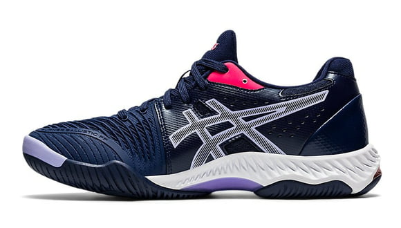 Asics - 1052A033 - NETBURNER BALLISTIC FF 2 - 400 PEACOAT/WHITE - ženski copat 2021