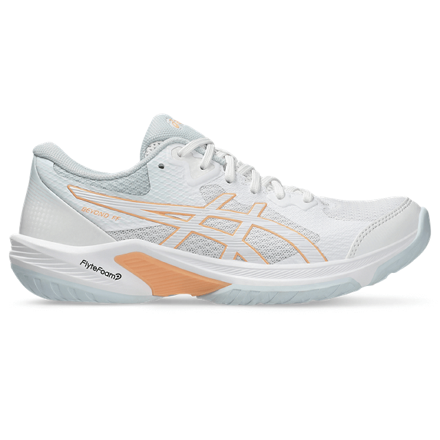 Asics - 1072A095 - BEYOND FF - 104 - WHITE/BRIGHT SUNSTONE - ženski copat 2025