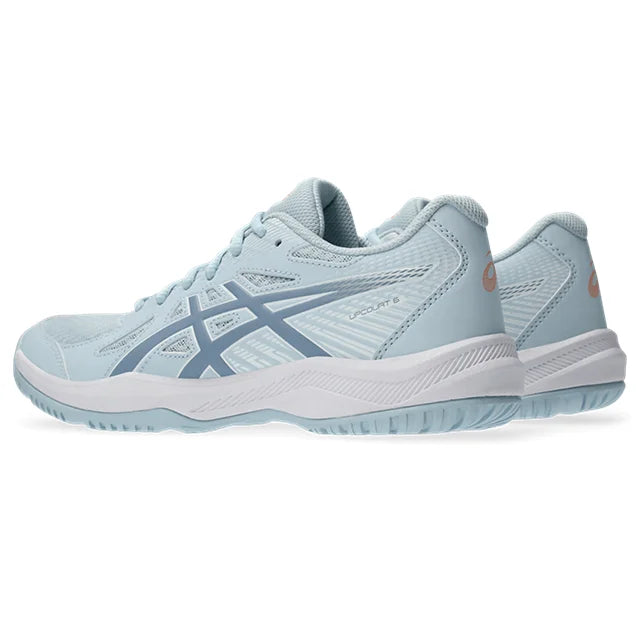 Asics - 1072A107 - UPCOURT 6 - 020 COOL GREY/GREY BLUE - ženski copat 2025