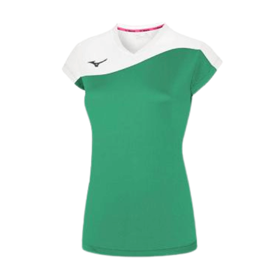 V2EA7203 - AUTHENTIC MYOU TEE - ženski dres za odbojko - zelena bela
