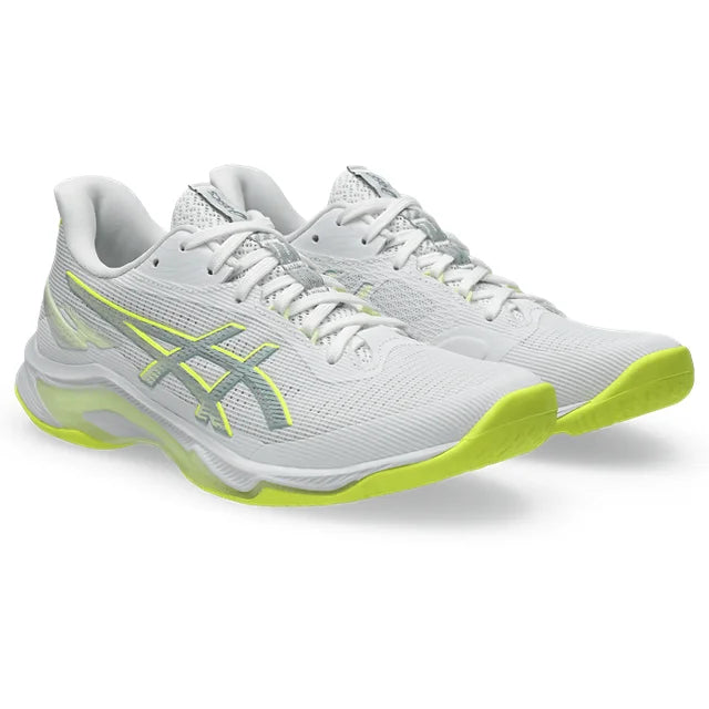 Asics - 1052A083 - NETBURNER BALLISTIC FF 4 - 107 WHITE/SAFETY YELLOW - ženski copat 2027