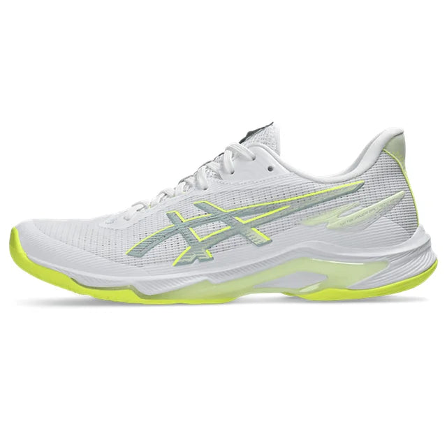 Asics - 1052A083 - NETBURNER BALLISTIC FF 4 - 107 WHITE/SAFETY YELLOW - ženski copat 2027