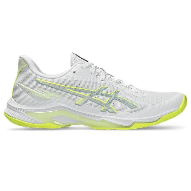 Asics - 1052A083 - NETBURNER BALLISTIC FF 4 - 107 WHITE/SAFETY YELLOW - ženski copat 2027