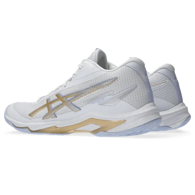 Asics - 1052A084 - NETBURNER BALLISTIC FF MT 4 -  102 WHITE/CHAMPAGNE - ženski copat 2026