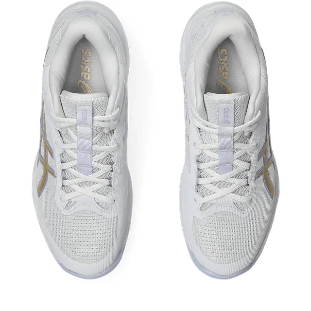 Asics - 1052A084 - NETBURNER BALLISTIC FF MT 4 -  102 WHITE/CHAMPAGNE - ženski copat 2026