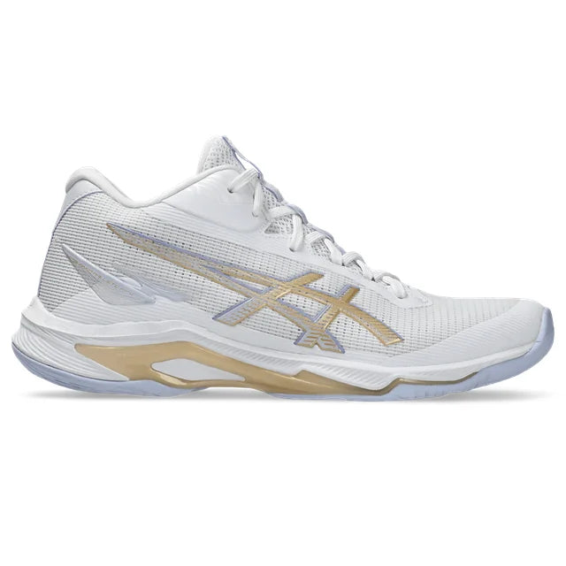Asics - 1052A084 - NETBURNER BALLISTIC FF MT 4 -  102 WHITE/CHAMPAGNE - ženski copat 2026