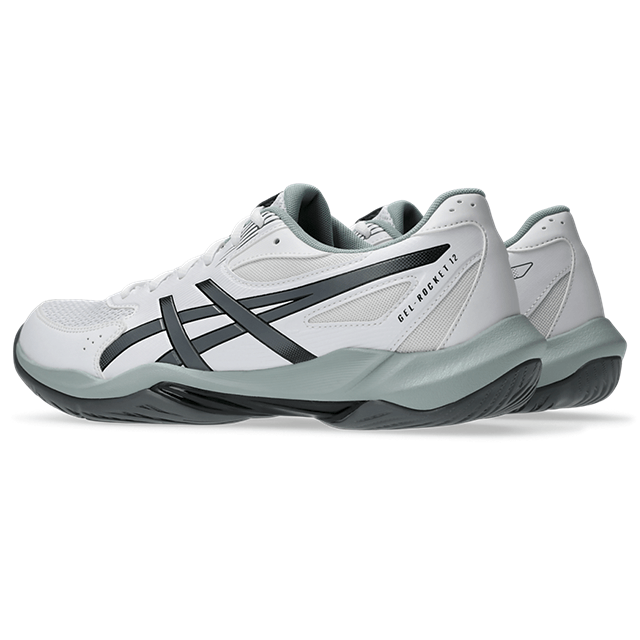 Asics - 1071A116 - GEL-ROCKET 12 - 105 WHITE/STEEL GREY - moški copat 2027