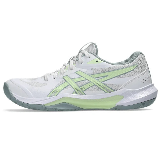 Asics - 1072A118 - GEL-TACTIC 13 - 102 WHITE/ILLUMINATE YELLOW - ženski copat 2027