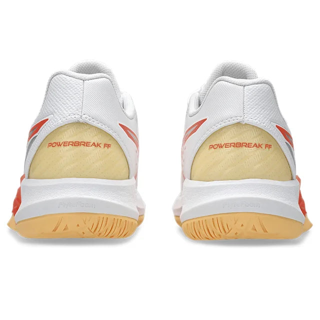 Asics - 1072A104 - POWERBREAK FF - 102 WHITE/VIVID CORAL - ženski copat 2026