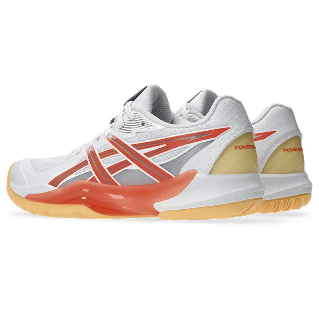 Asics - 1072A104 - POWERBREAK FF - 102 WHITE/VIVID CORAL - ženski copat 2026