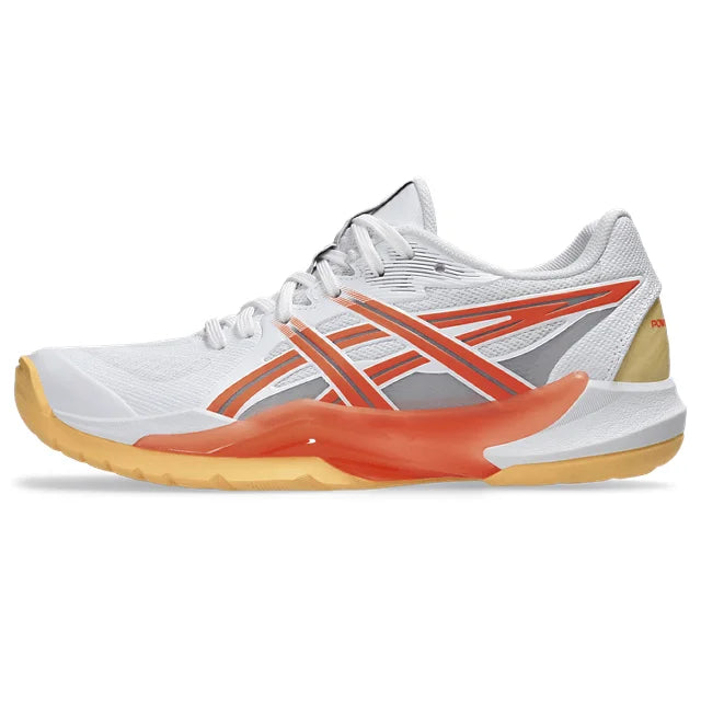 Asics - 1072A104 - POWERBREAK FF - 102 WHITE/VIVID CORAL - ženski copat 2026
