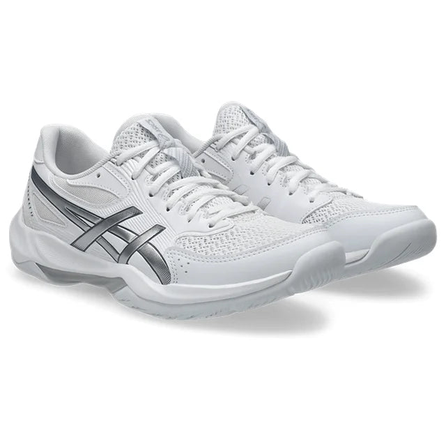 Asics - 1072A119 - GEL-ROCKET 12 - 101 WHITE/PURE SILVER - ženski copat 2026