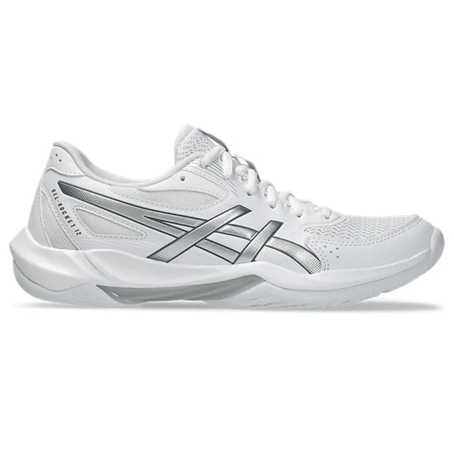 Asics - 1072A119 - GEL-ROCKET 12 - 101 WHITE/PURE SILVER - ženski copat 2026