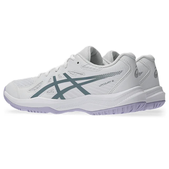 Asics - 1074A045 - UPCOURT 6 GS - 102 WHITE/FOGGY TEAL - otroški copat 2027