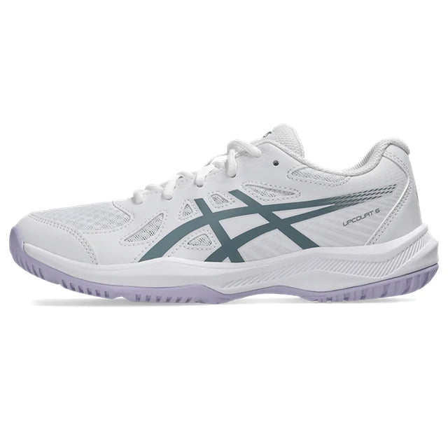 Asics - 1074A045 - UPCOURT 6 GS - 102 WHITE/FOGGY TEAL - otroški copat 2027