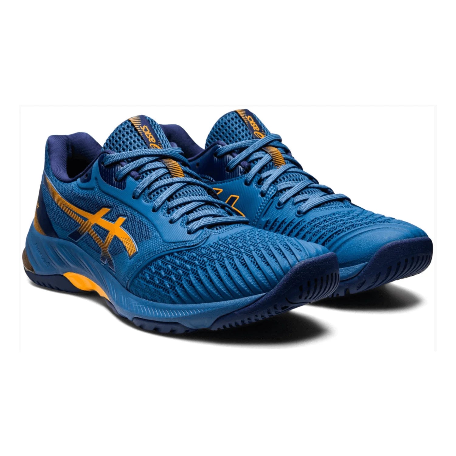 Asics - 1051A073 - NETBURNER BALLISTIC FF 3 - 400 AZURE/AMBER - ženski copat 2023
