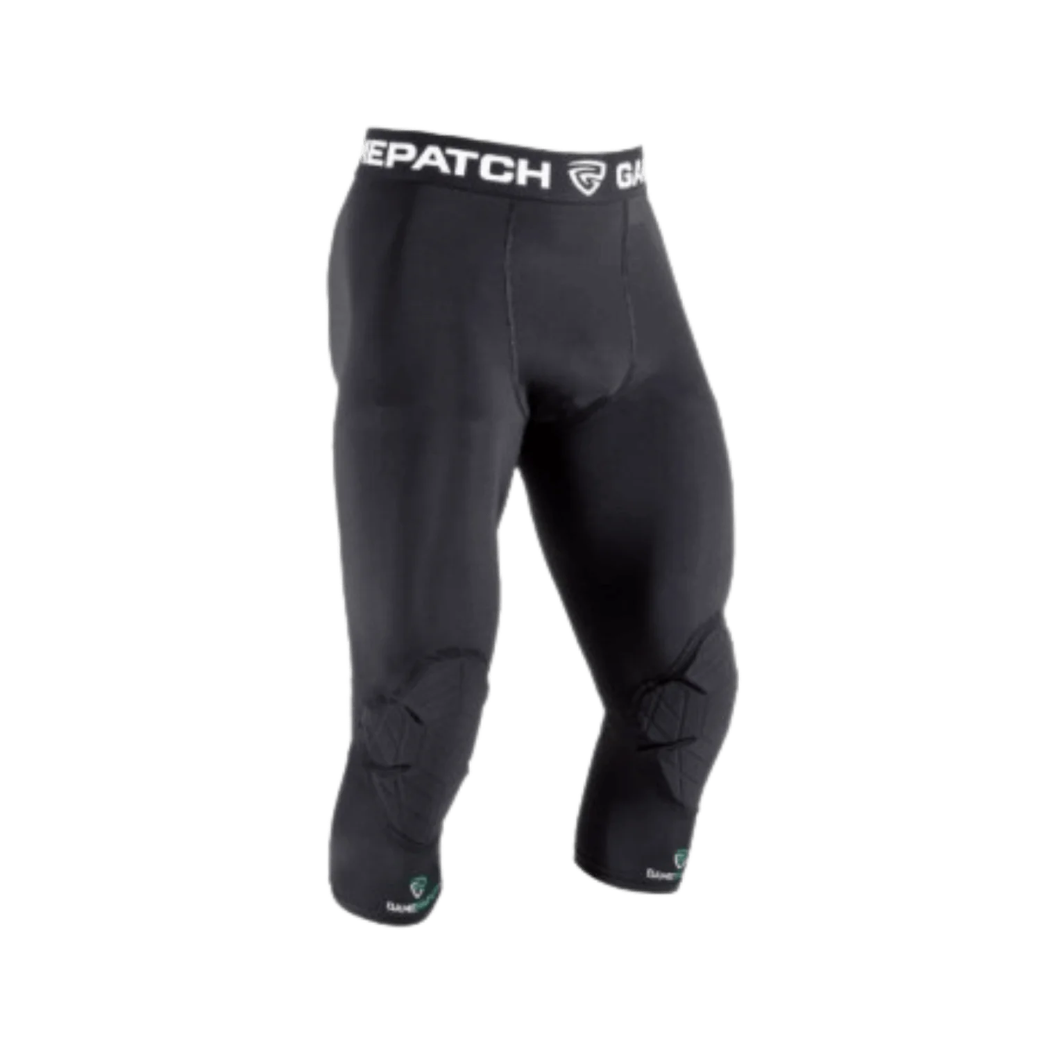 Gamepatch - Oblazinjene podhlače 3/4 na kolenih - črne