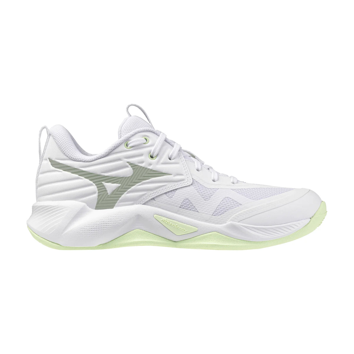 Mizuno - V1GA2540 - WAVE MOMENTUM PRO - WHITE/AQUA GRAY/AMBROSIA - ženski copat 2027