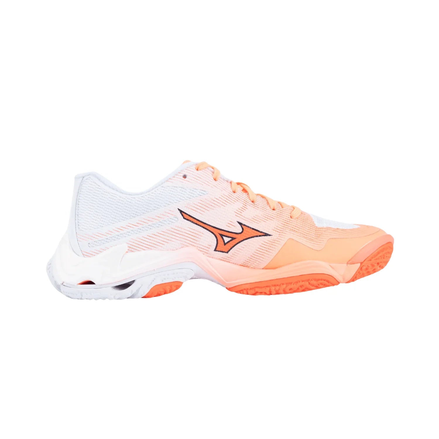 Mizuno - V1GA2600 - WAVE LIGHTNING ELITE - FLAMINGO CORAL/LAVA ORANGE/WHITE - unisex copat 2027