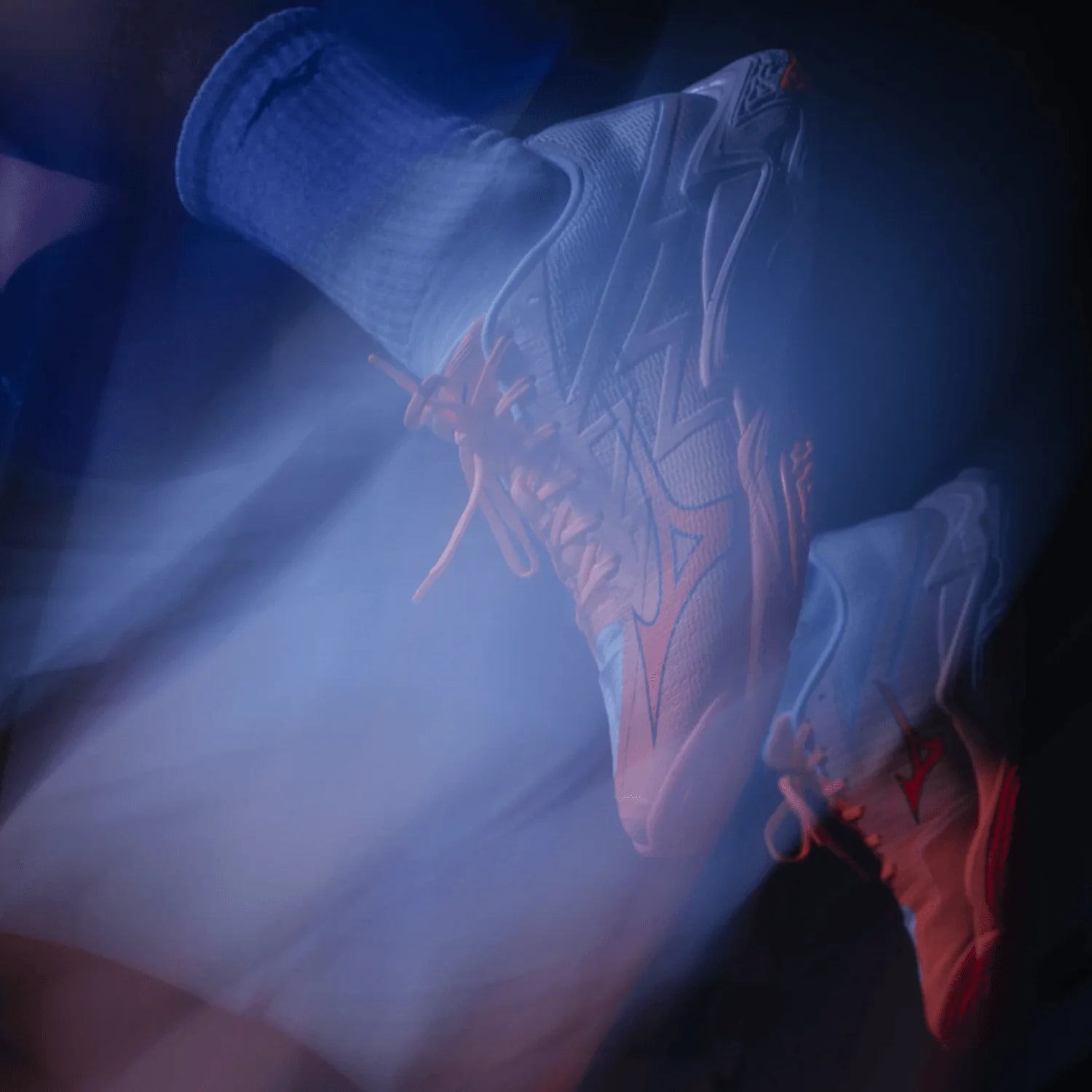 Mizuno - V1GA2600 - WAVE LIGHTNING ELITE - FLAMINGO CORAL/LAVA ORANGE/WHITE - unisex copat 2027