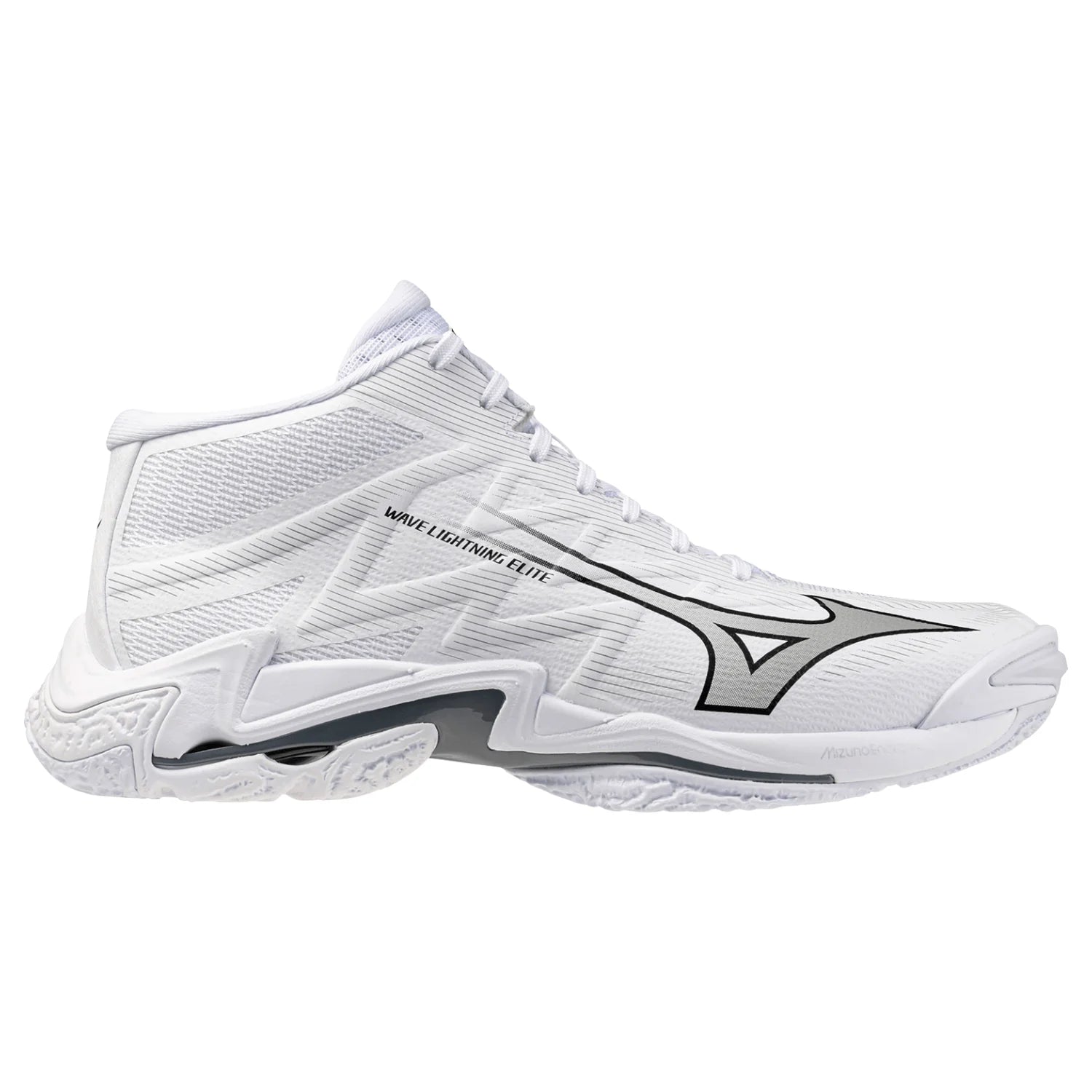 Mizuno - V1GA2605 - WAVE LIGHTNING ELITE MID - WHITE/ULTIMATE GREY/BLACK - unisex copat 2027