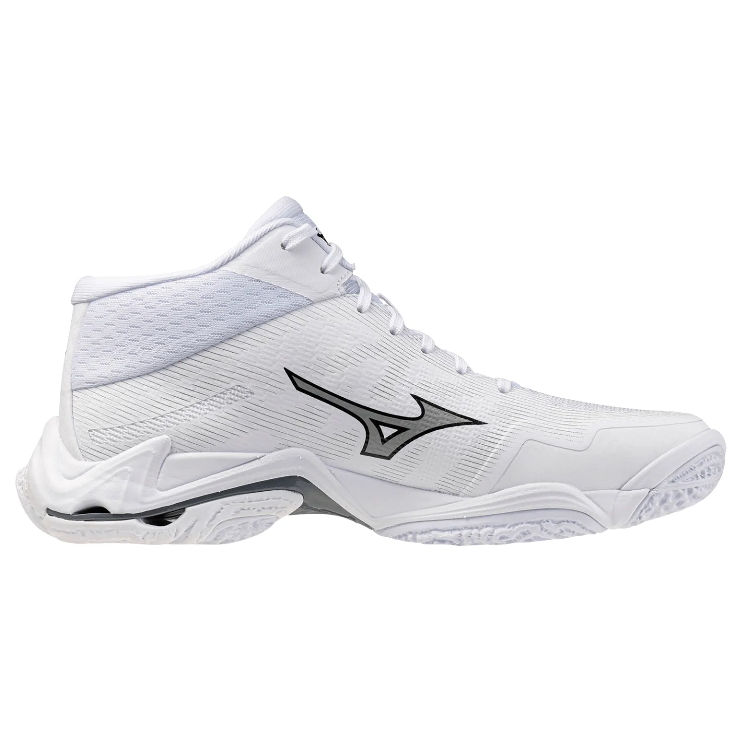 Mizuno - V1GA2605 - WAVE LIGHTNING ELITE MID - WHITE/ULTIMATE GREY/BLACK - unisex copat 2027