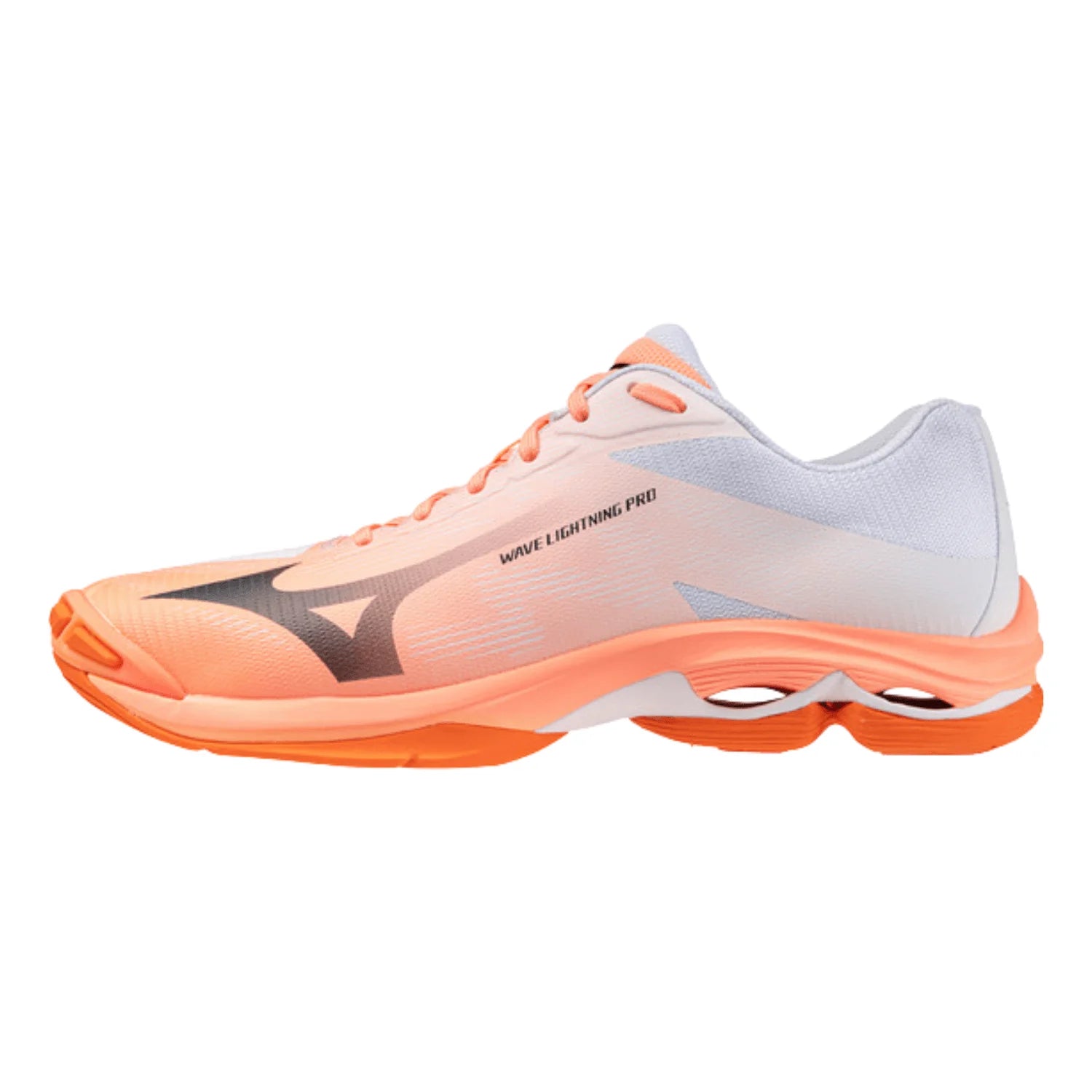 Mizuno - V1GA2660 - WAVE LIGHTNING PRO - FLAMINGO CORAL/CARBON/WHITE - unisex copat 2027