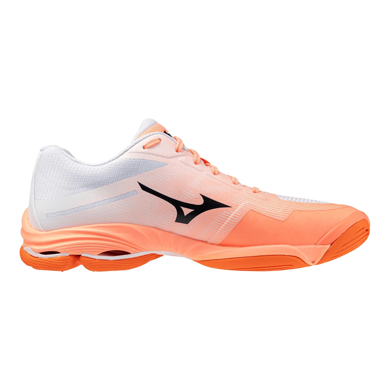 Mizuno - V1GA2660 - WAVE LIGHTNING PRO - FLAMINGO CORAL/CARBON/WHITE - unisex copat 2027