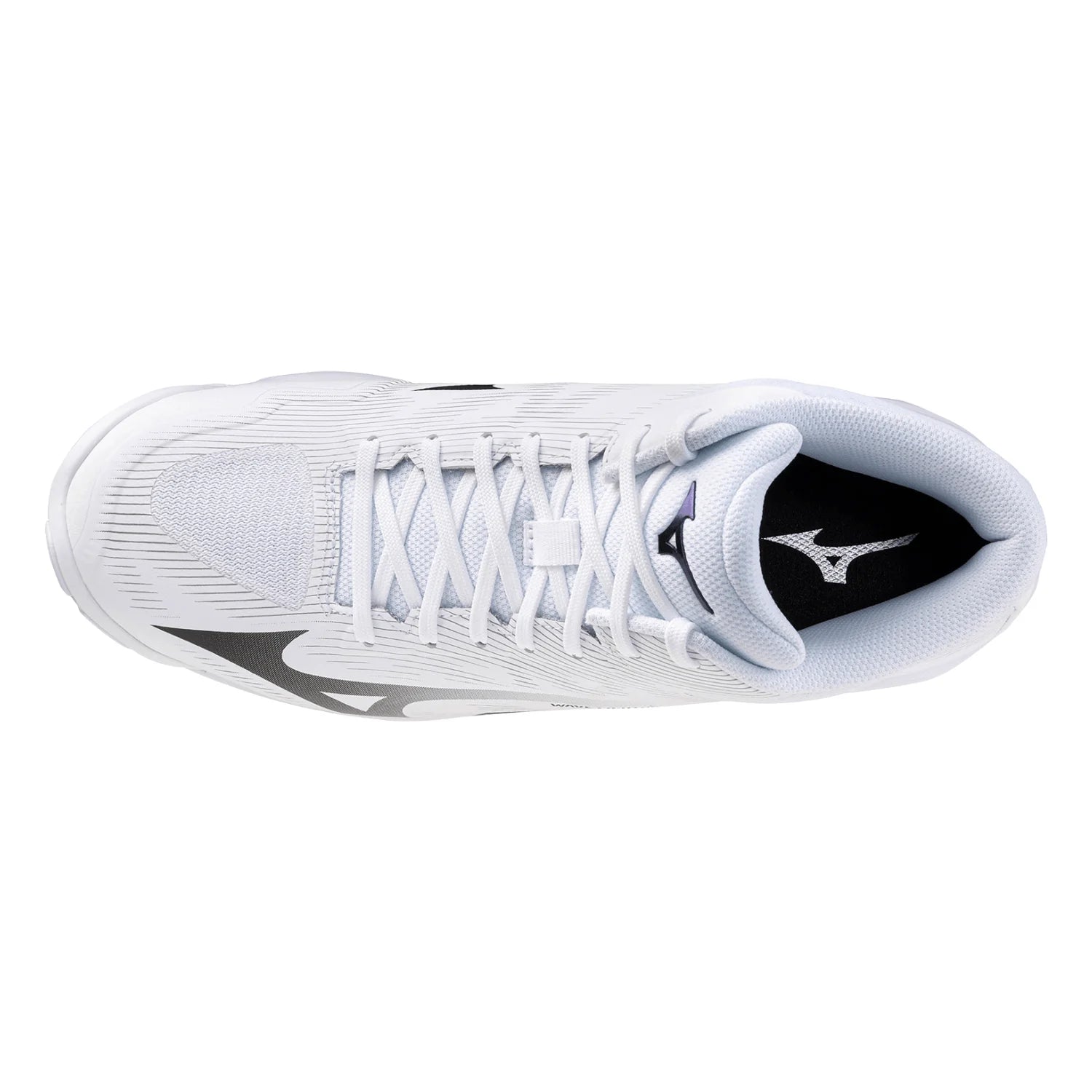 Mizuno - V1GA2665 - WAVE LIGHTNING PRO MID -WHITE/BLACK/ULTIMATE GRAY - unisex copat 2027