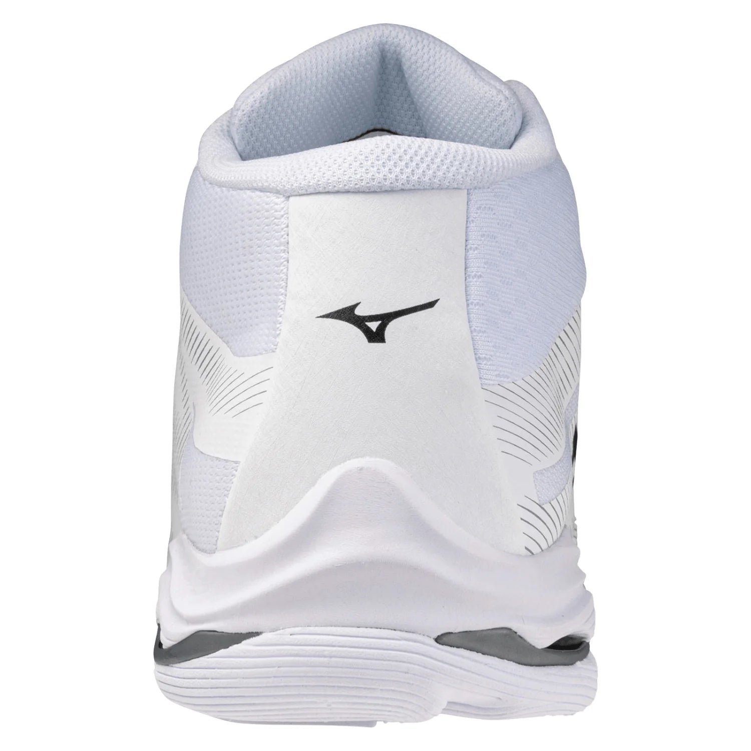 Mizuno - V1GA2665 - WAVE LIGHTNING PRO MID -WHITE/BLACK/ULTIMATE GRAY - unisex copat 2027