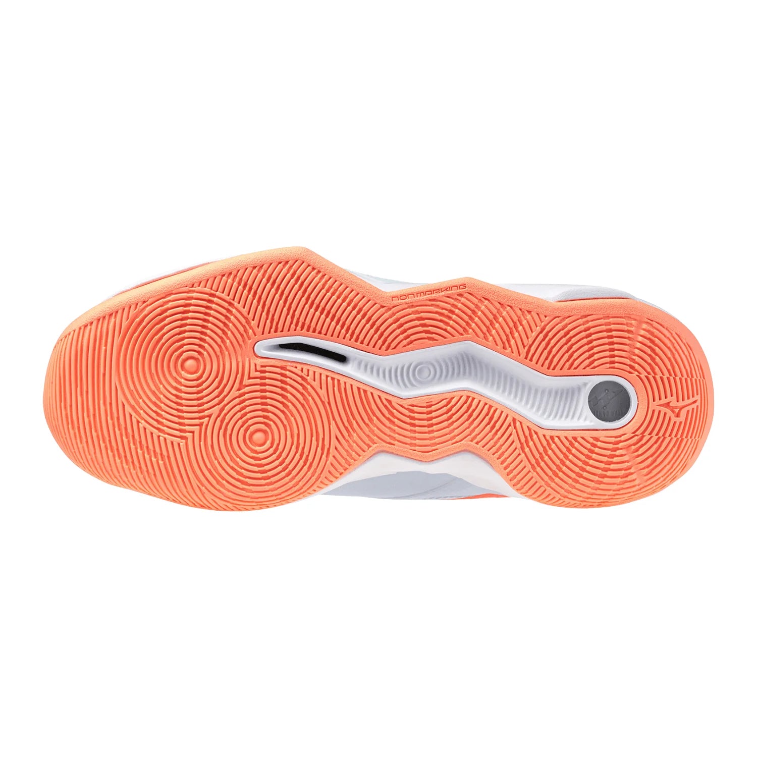 Mizuno - V1GC2545 - WAVE MOMENTUM PRO MID - BLUE FINCH/LAVA ORANGE/FLAMINGO CORAL - ženski copat 2027