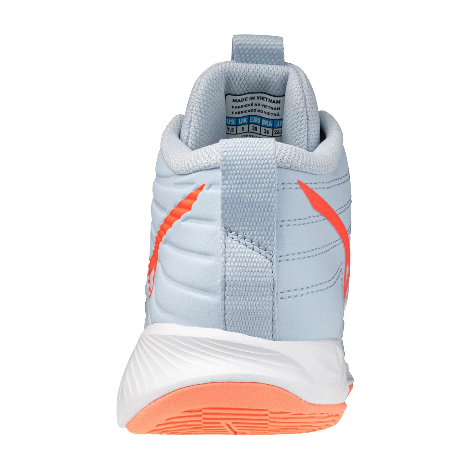 Mizuno - V1GC2545 - WAVE MOMENTUM PRO MID - BLUE FINCH/LAVA ORANGE/FLAMINGO CORAL - ženski copat 2027