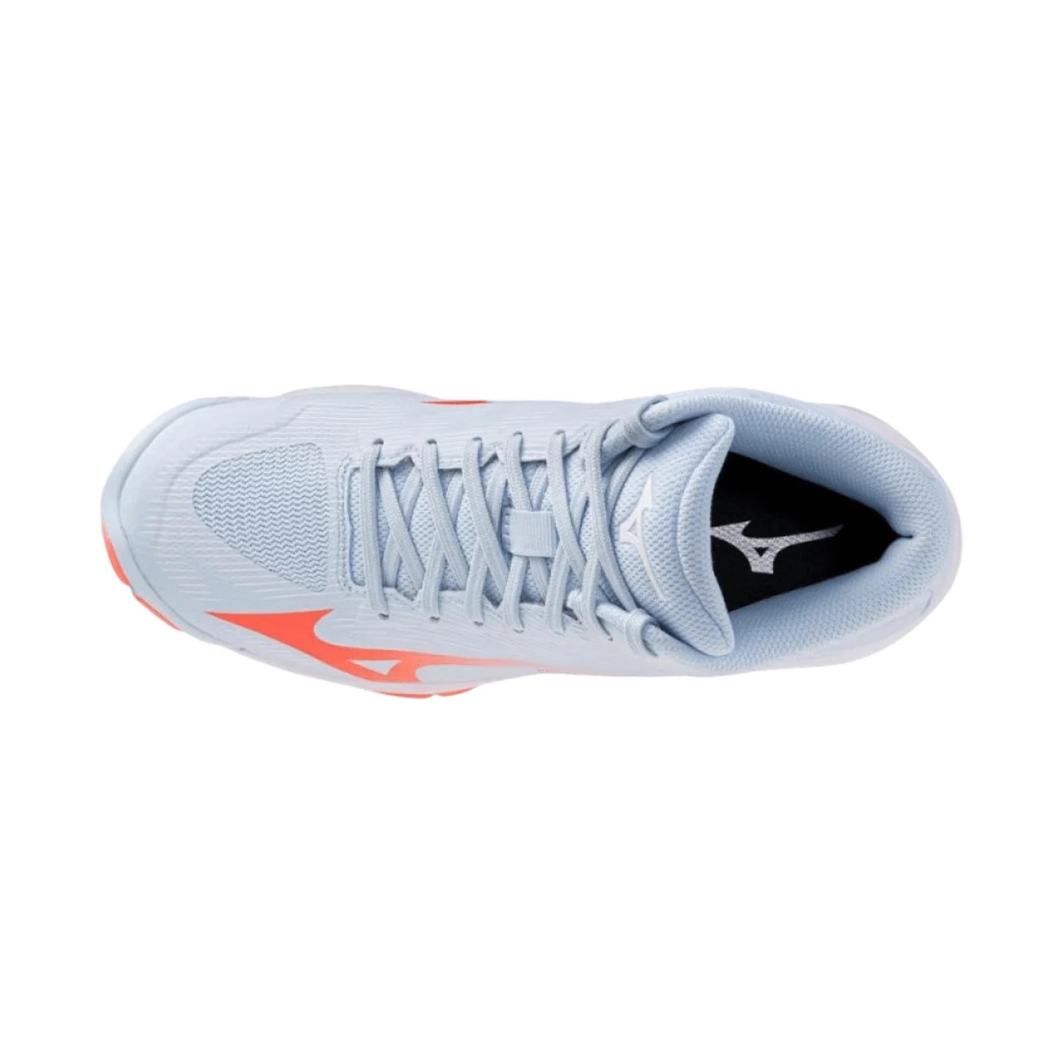 Mizuno - V1GC2665 - WAVE LIGHTNING PRO MID - BLUE FINCH/LAVA ORANGE/FLAMINGO CORAL - ženski copat 2027