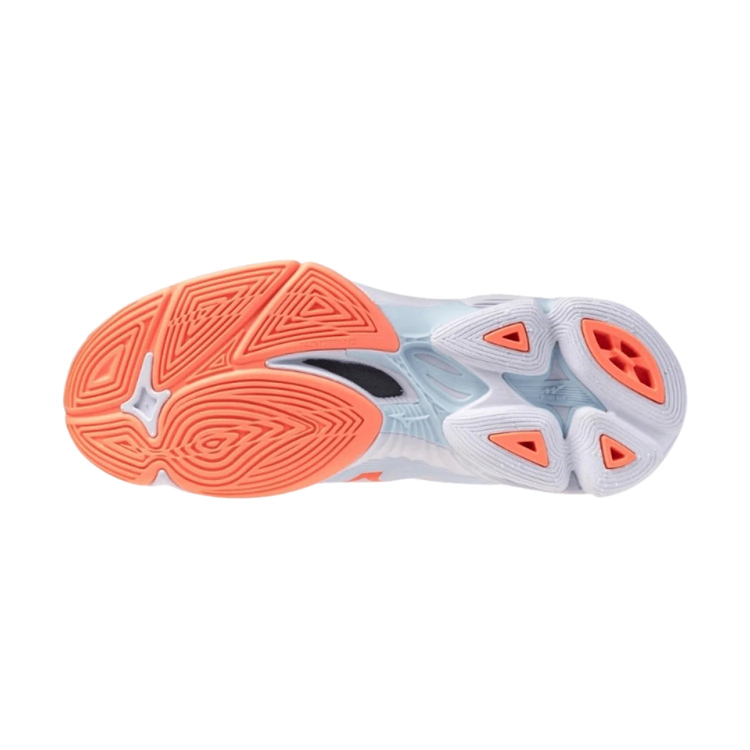 Mizuno - V1GC2665 - WAVE LIGHTNING PRO MID - BLUE FINCH/LAVA ORANGE/FLAMINGO CORAL - ženski copat 2027