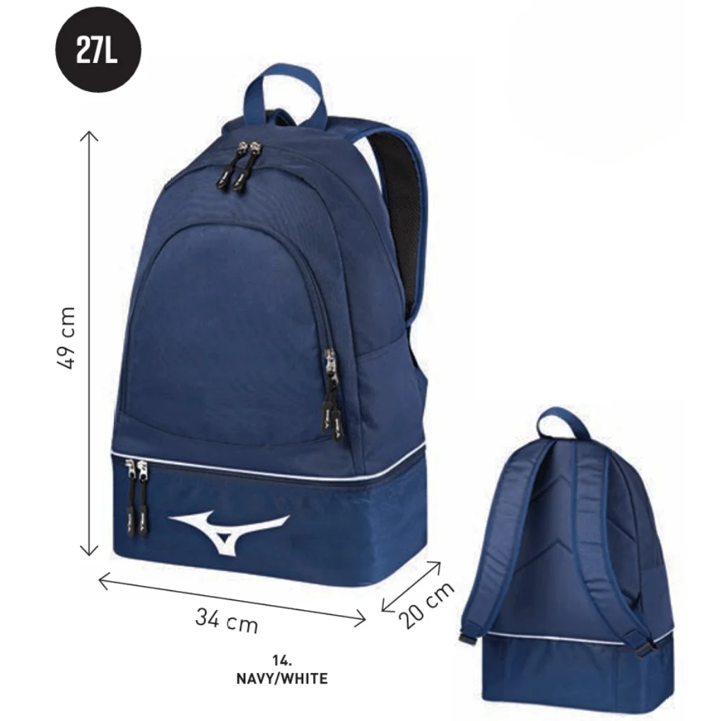 Nahrbtnik Mizuno Backpack 33EY7W93P temno modra