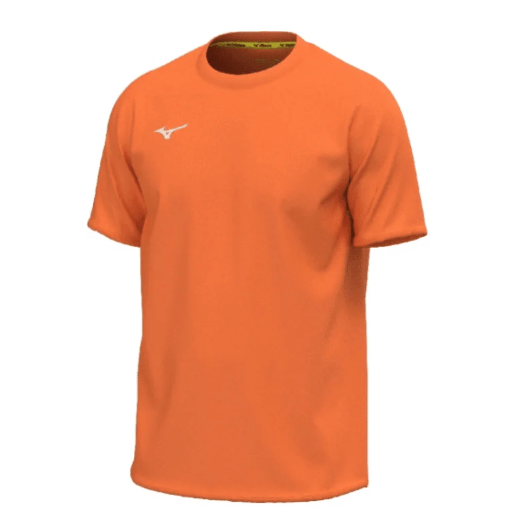 Mizuno – 32EAB565 – Training Tee (moška trening majica) – FluoOrange (fluorescentno oranžna)