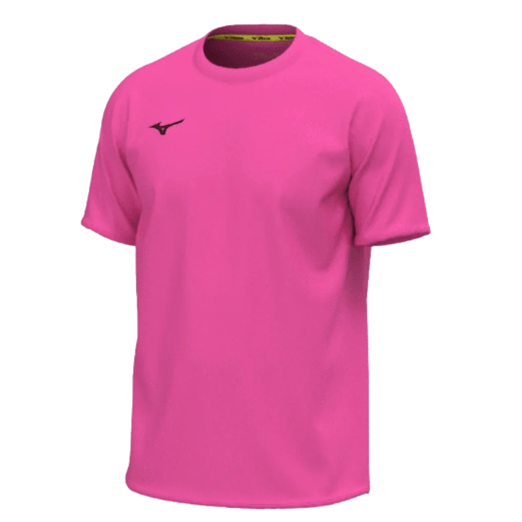 Mizuno – 32EAB565 – Training Tee (moška trening majica) – FluoPink (fluorescentno roza)