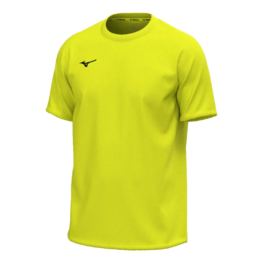 Mizuno – 32EAB565 – Training Tee (moška trening majica) – FluoYellow (fluorescentno rumena)