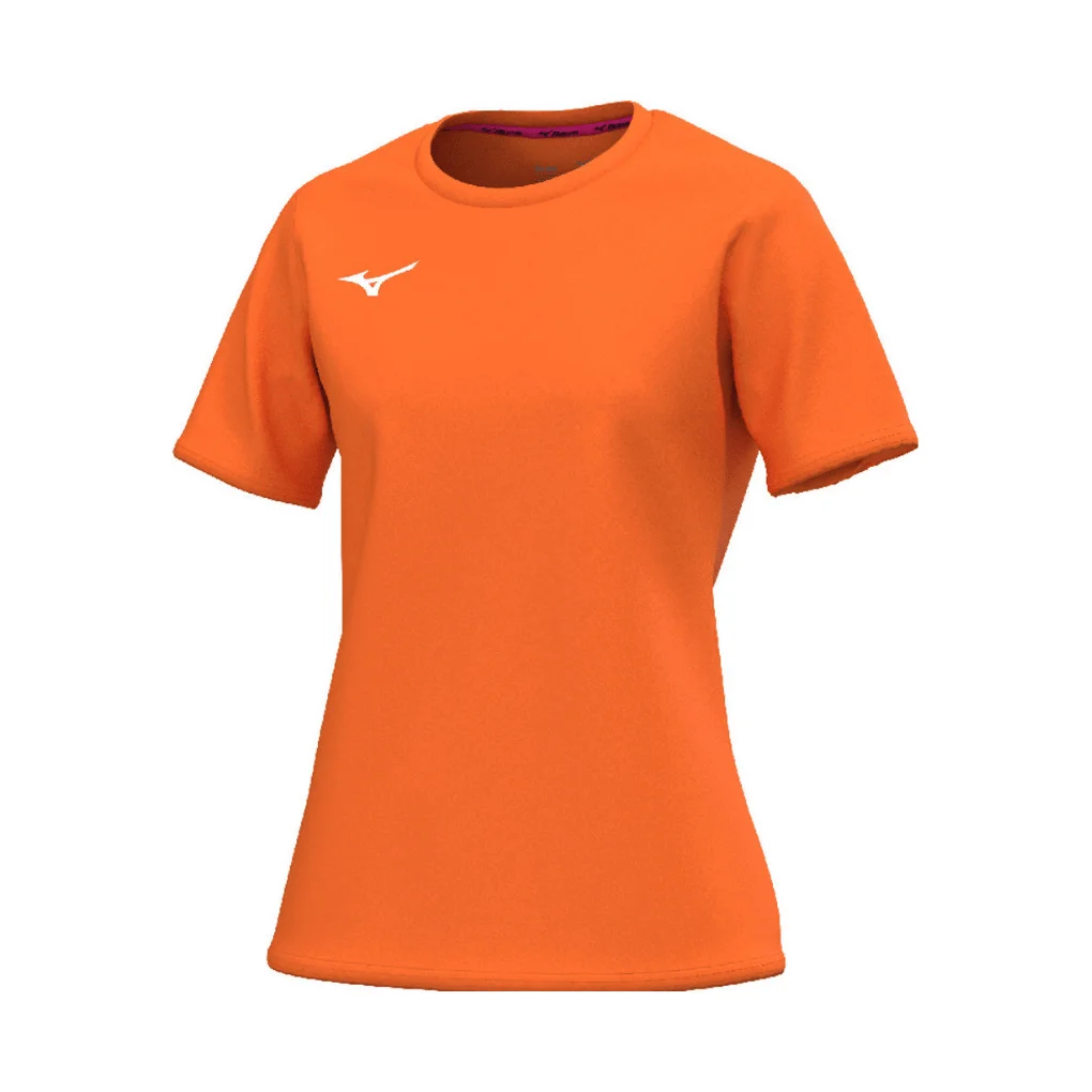 Mizuno – 32EAB765 – Training Tee (ženska trening majica) – FluoOrange (fluorescentno oranžna)