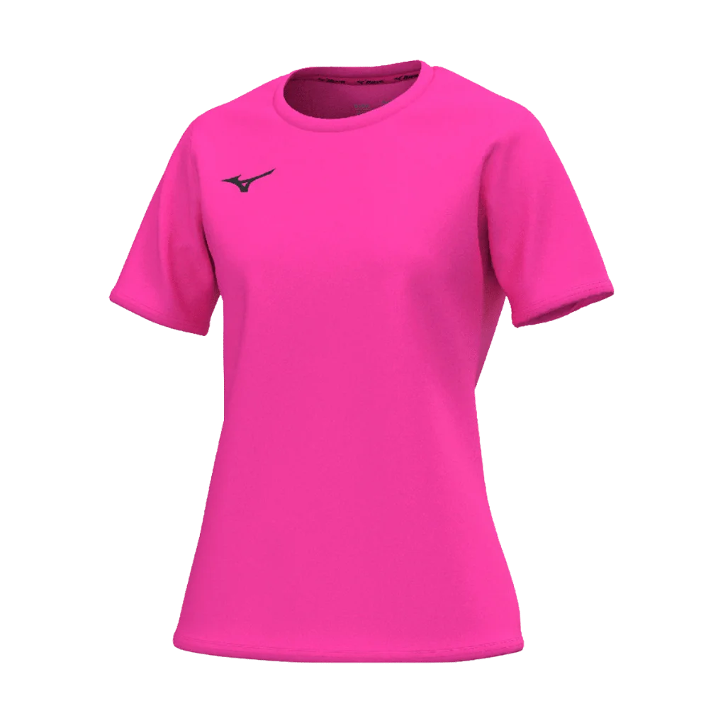 Mizuno – 32EAB765 – Training Tee (ženska trening majica) – FluoPink (fluorescentno roza)