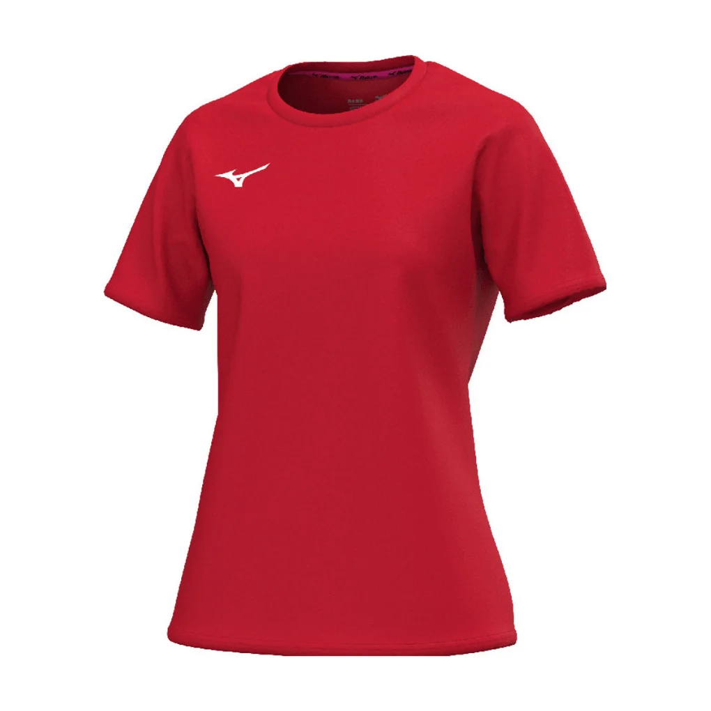 Mizuno – 32EAB765 – Training Tee (ženska trening majica) – Red (rdeča)