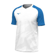 Mizuno – V2EAC510 – Game Shirt Meisaigara (moška majica) – White/Royal (bela/kraljevsko modra)