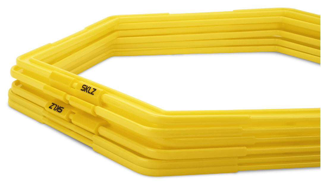 SKLZ Speed Web – set šestkotnih obročev za trening agilnosti | Mreža za eksplozivno hitrost in agilnost!